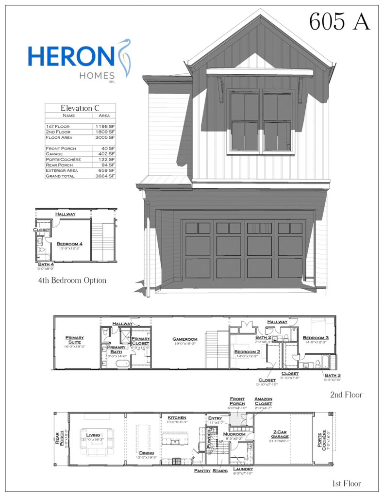 605 A E 26th Street Floor plan