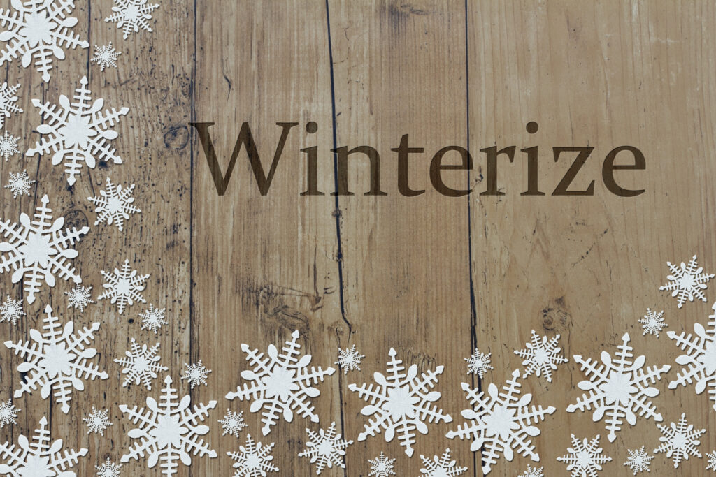 Winterize